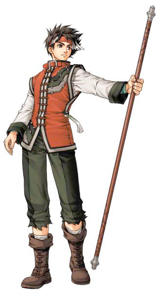 Flame Champion Art from Suikoden III