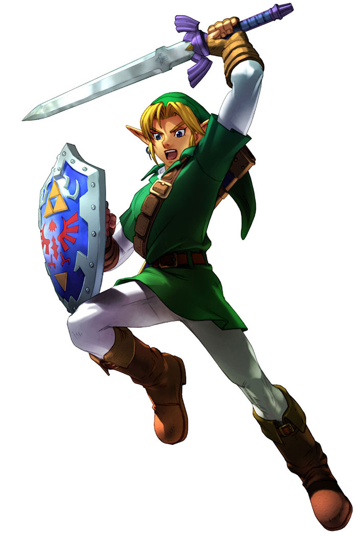 Link Jump Attack Art from Soulcalibur II