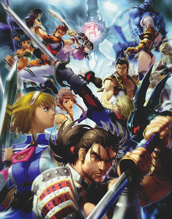 Characters Poster Art from Soulcalibur II