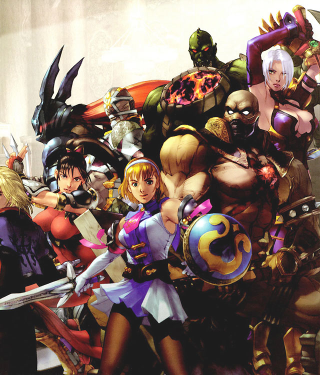 Characters Promo Art from Soulcalibur II