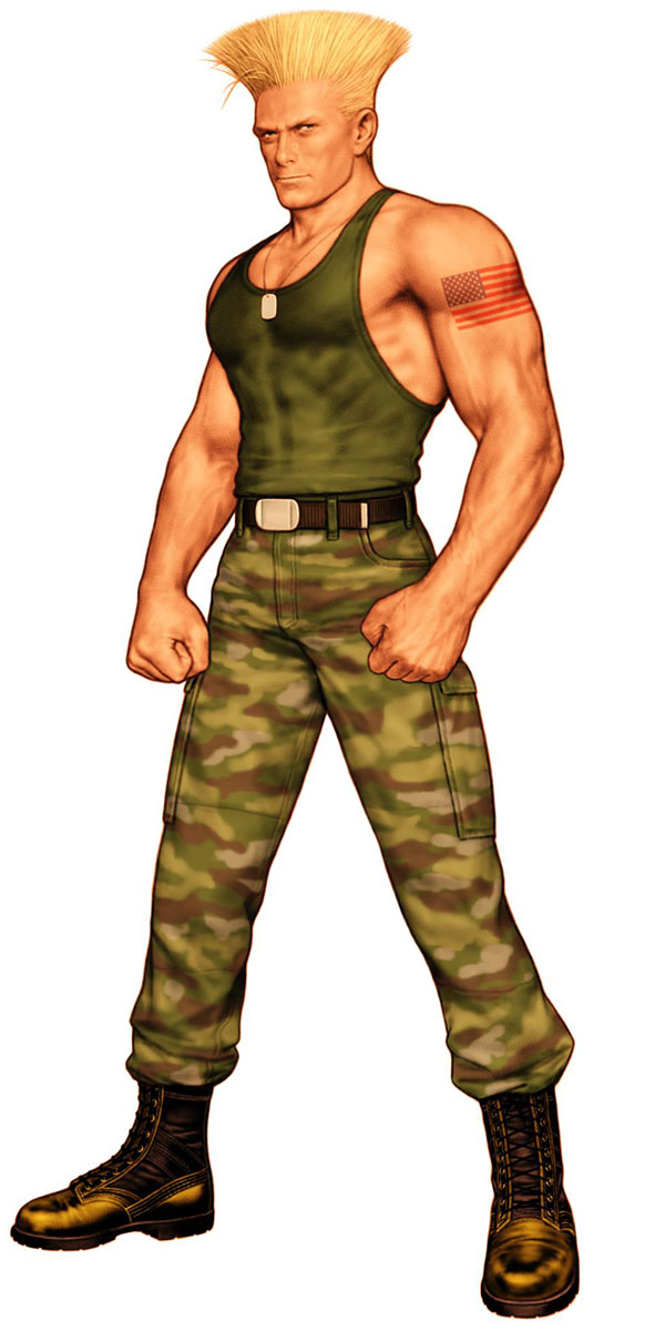 Guile (Street Fighter) Art from Capcom vs. SNK