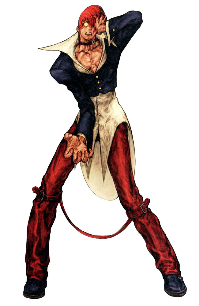 Orochi Iori (King of Fighters) Art from Capcom vs. SNK