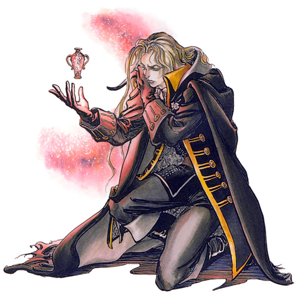 Alucard & Potion Art from Castlevania: Symphony of the Night