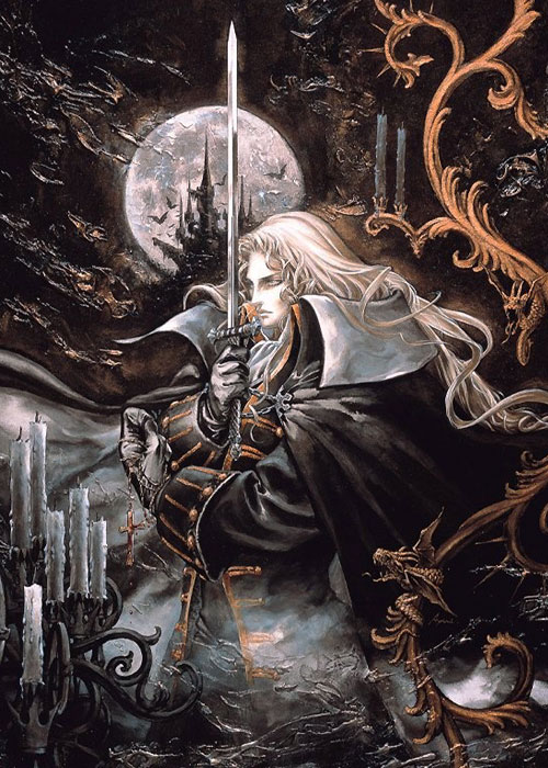 Box Art Illustration from Castlevania: Symphony of the Night