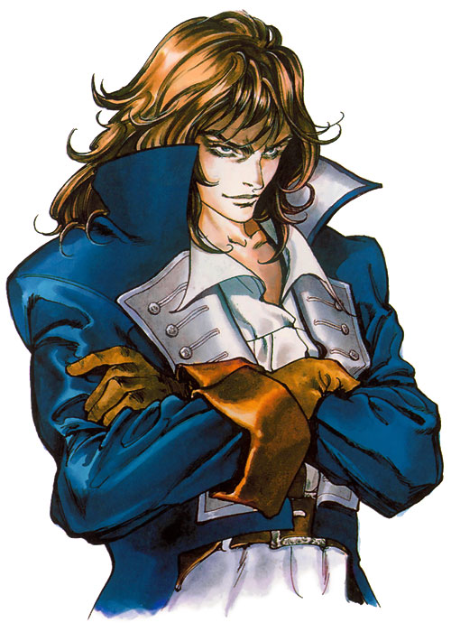 Richter Belmont Portrait Art from Castlevania: Symphony of the Night