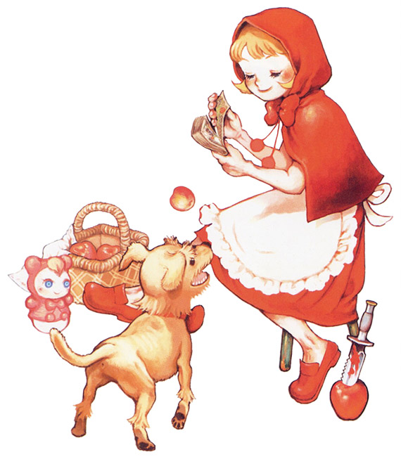 Baby Bonnie Hood Art from Darkstalkers