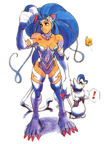 Felicia Art from Darkstalkers