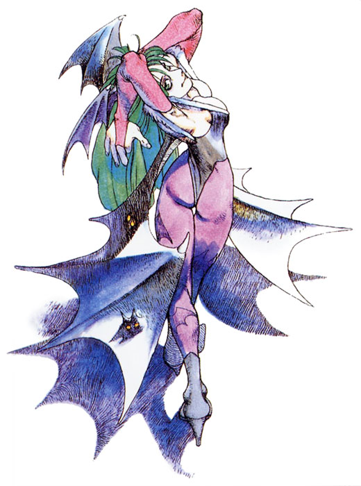 Morrigan Aensland Art from Darkstalkers