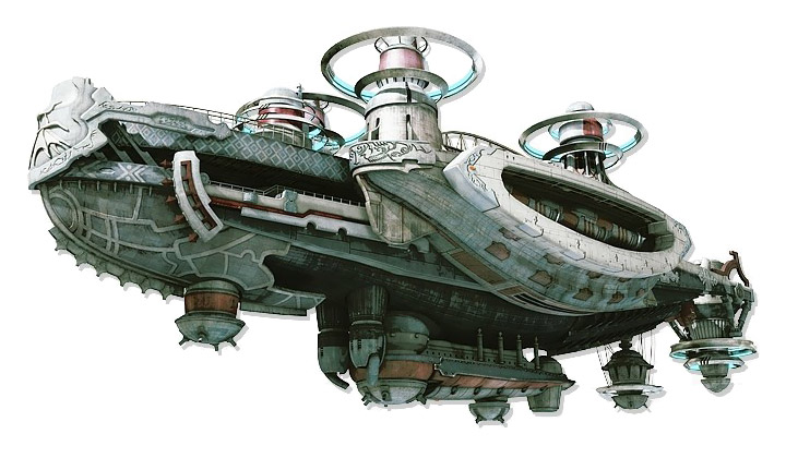 Catoblepas Airship Art from Final Fantasy XII