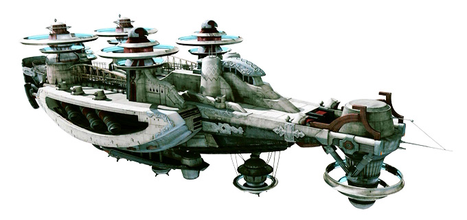 Catoblepas Airship Artwork from Final Fantasy XII