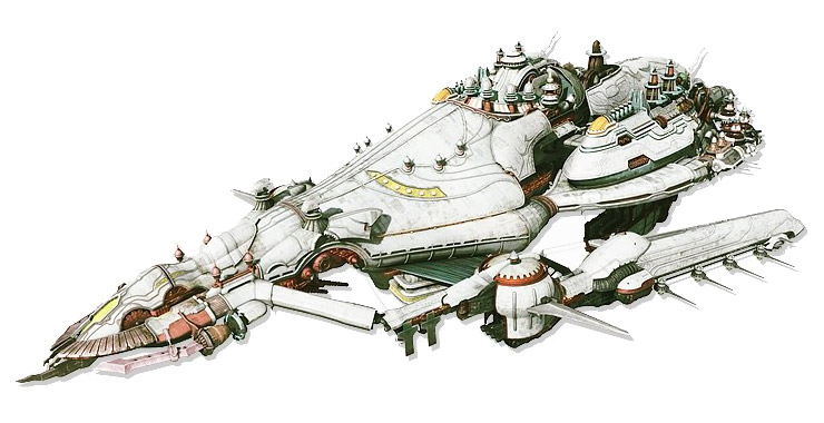 Leviathan Airship Art from Final Fantasy XII