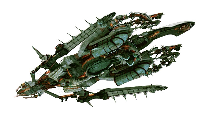Leviathan Airship Bottom Art from Final Fantasy XII