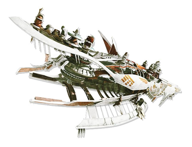 Shiva Airship Art from Final Fantasy XII