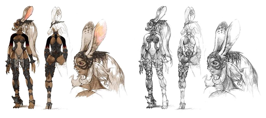 Fran Concept Artwork from Final Fantasy XII