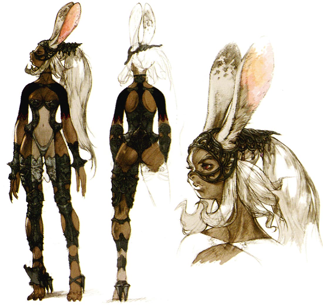 Fran Concept Art from Final Fantasy XII