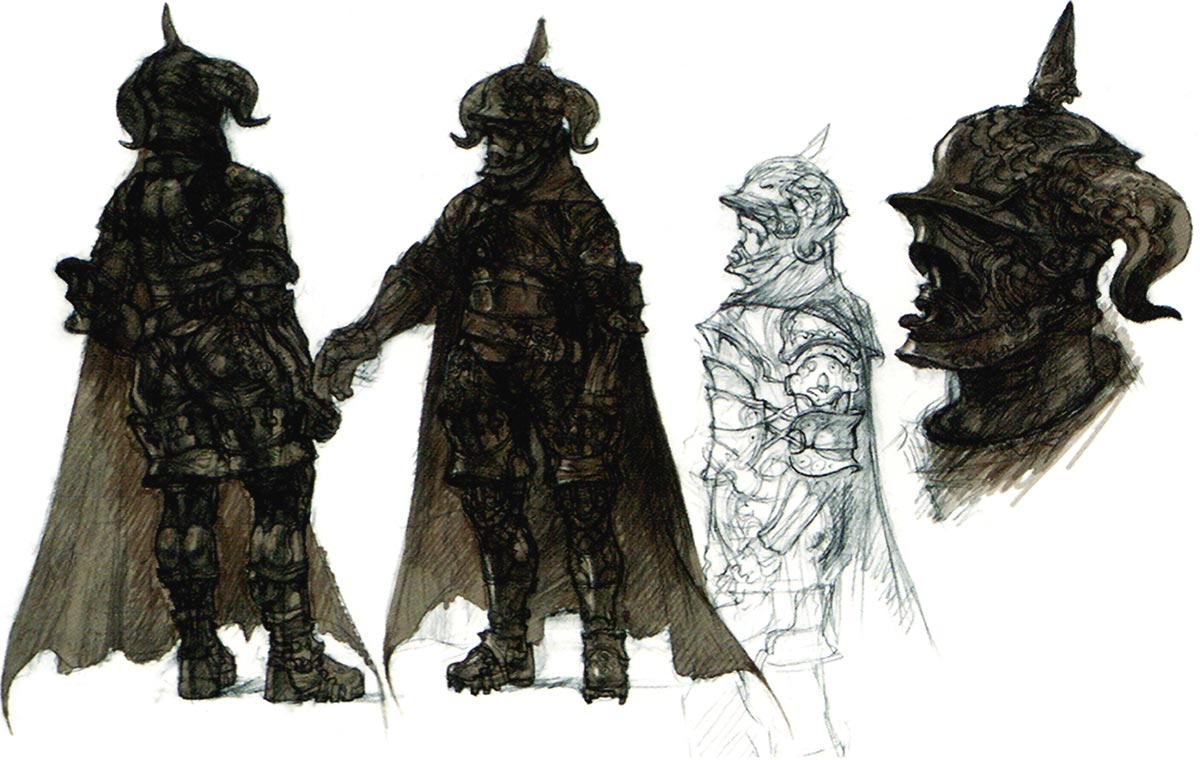 Gabranth Concept Art from Final Fantasy XII