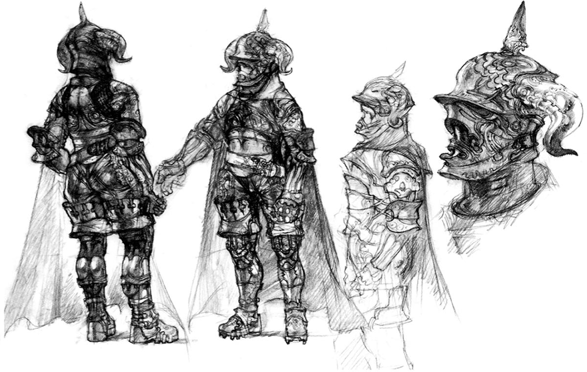 Gabranth Sketch from Final Fantasy XII