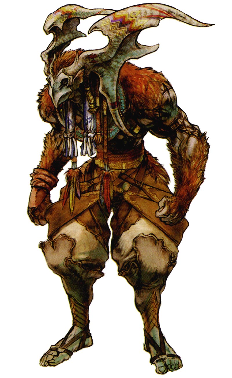 Garif Concept Art from Final Fantasy XII