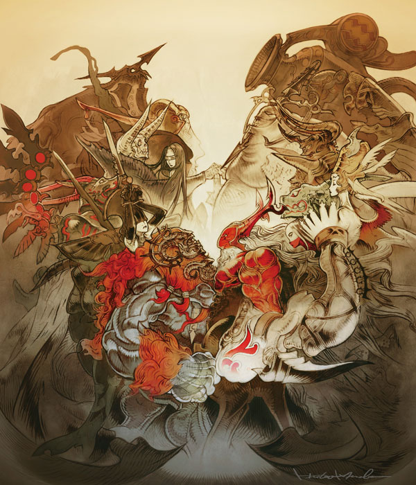 International Zodiac Job System Espers Art from Final Fantasy XII