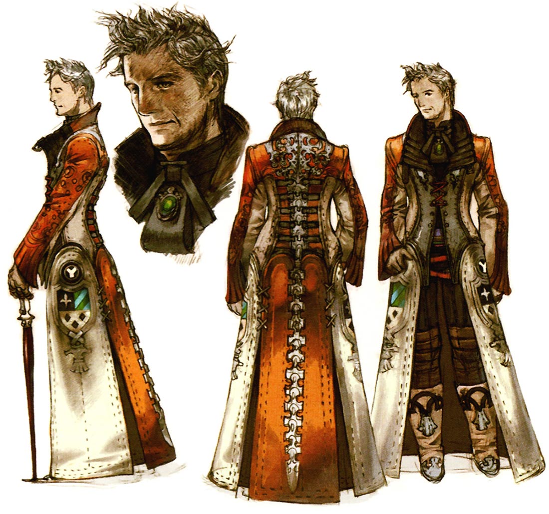 Marquis Ondore Concept Art from Final Fantasy XII