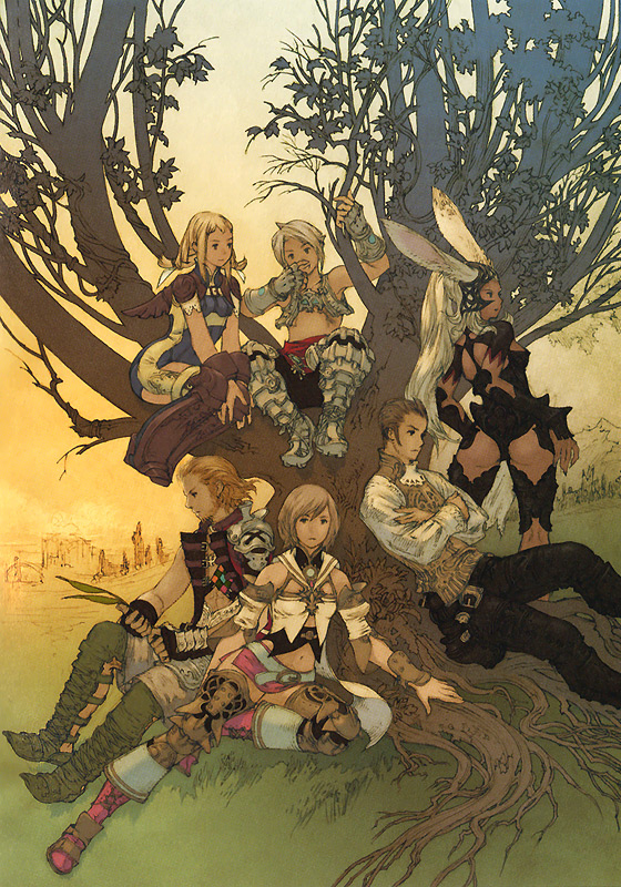 Main Characters Art from Final Fantasy XII