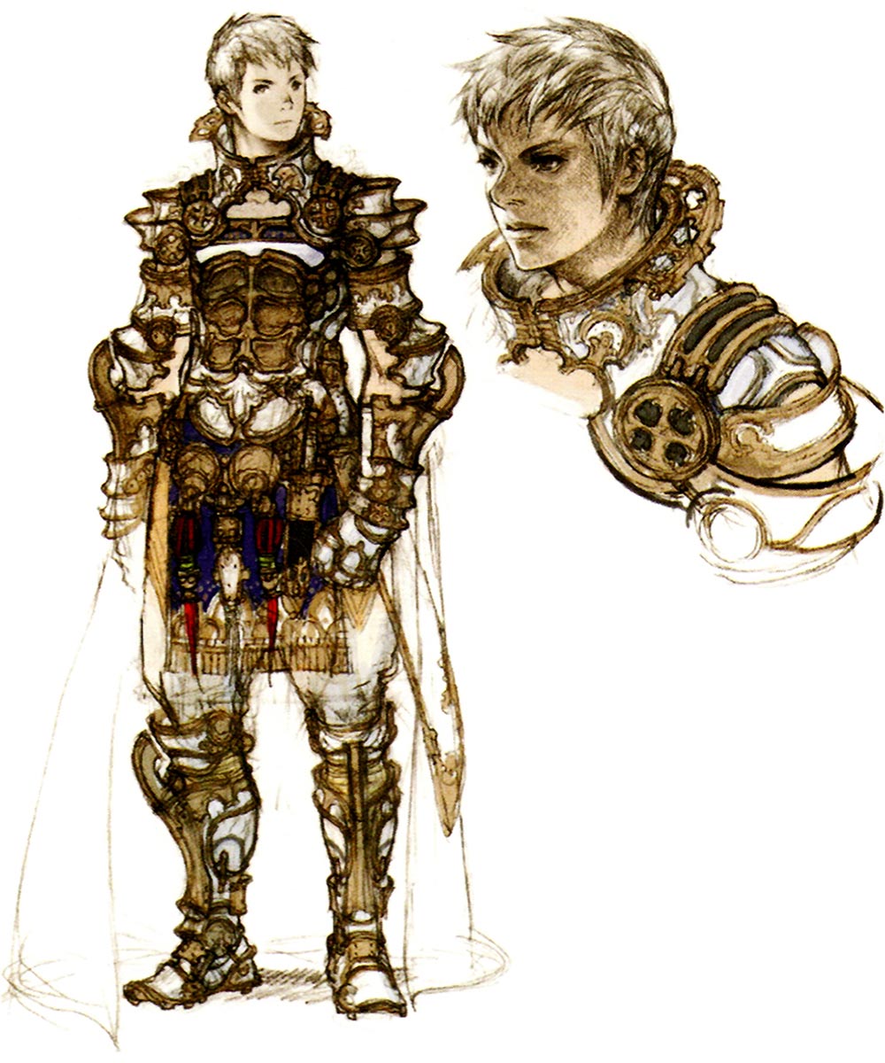 Prince Rasler Concept Art from Final Fantasy XII