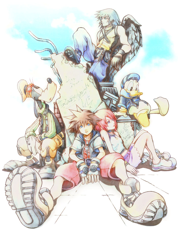 Final Mix Characters Art from Kingdom Hearts