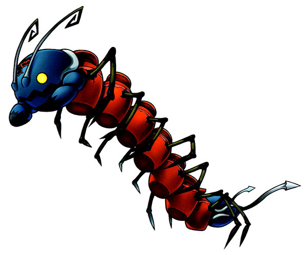 Pot Centipede Art from Kingdom Hearts