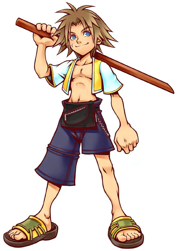 Tidus Art from Kingdom Hearts