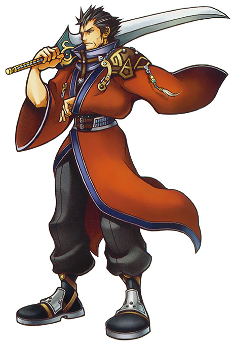 Auron Art from Kingdom Hearts II