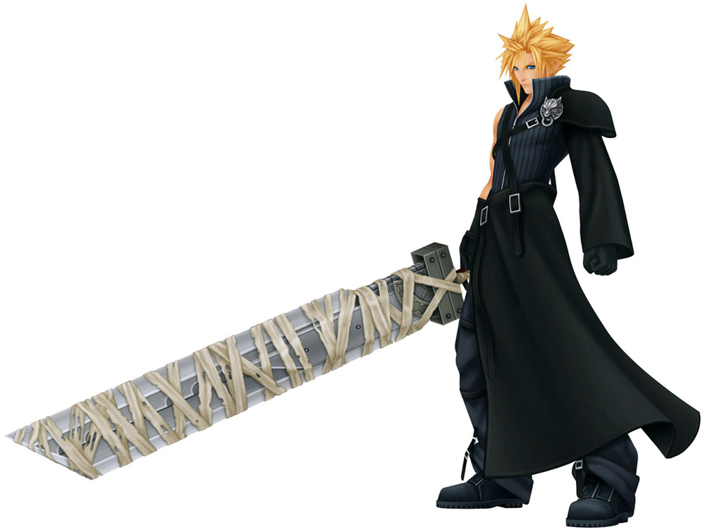 Cloud Art from Kingdom Hearts II