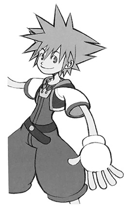 Sora (Timeless River) Art from Kingdom Hearts II