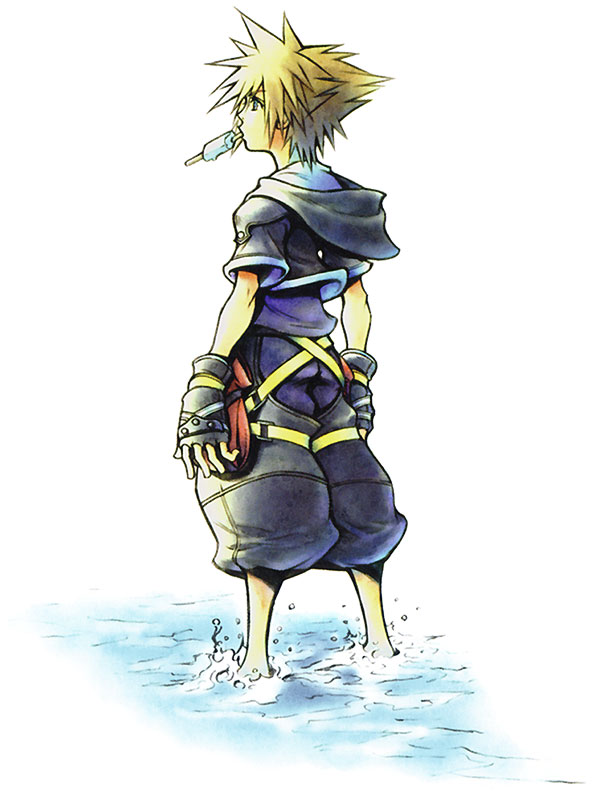 Sora Art from Kingdom Hearts II