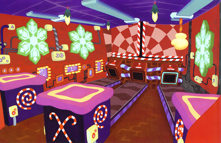 Halloween Town Art from Kingdom Hearts II
