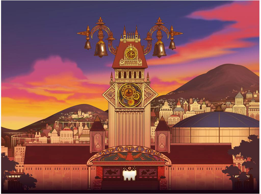Twilight Town Art from Kingdom Hearts II