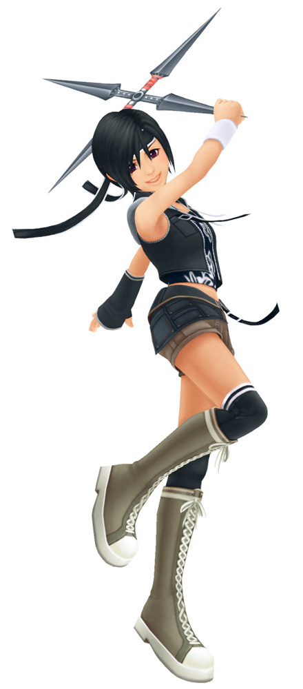 Yuffie Art from Kingdom Hearts II