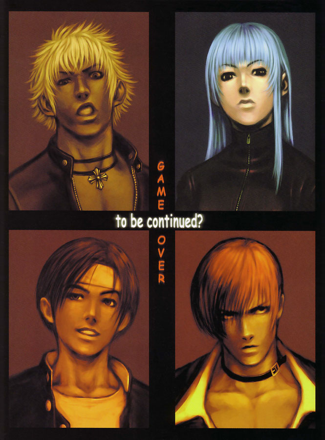 K', Kula, Kyo, & Iori Art from King of Fighters Series