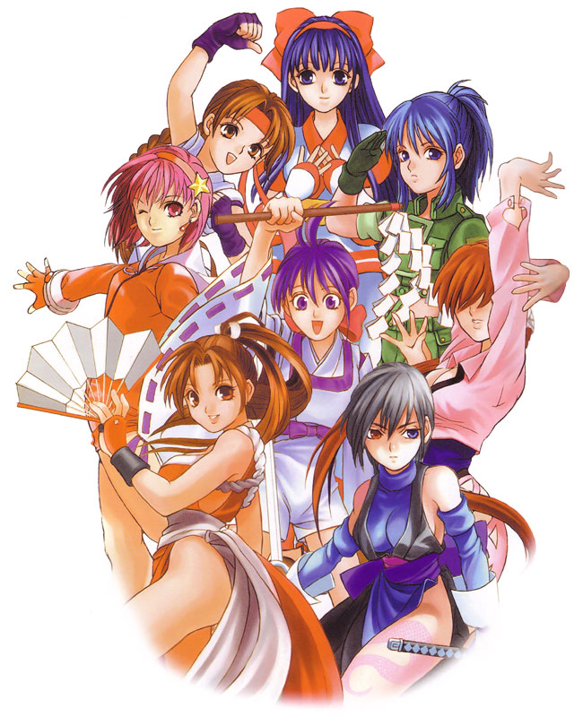 SNK Girls Art from King of Fighters Series