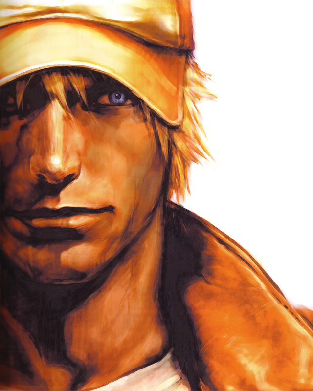 Terry Bogard Face Art from King of Fighters Series