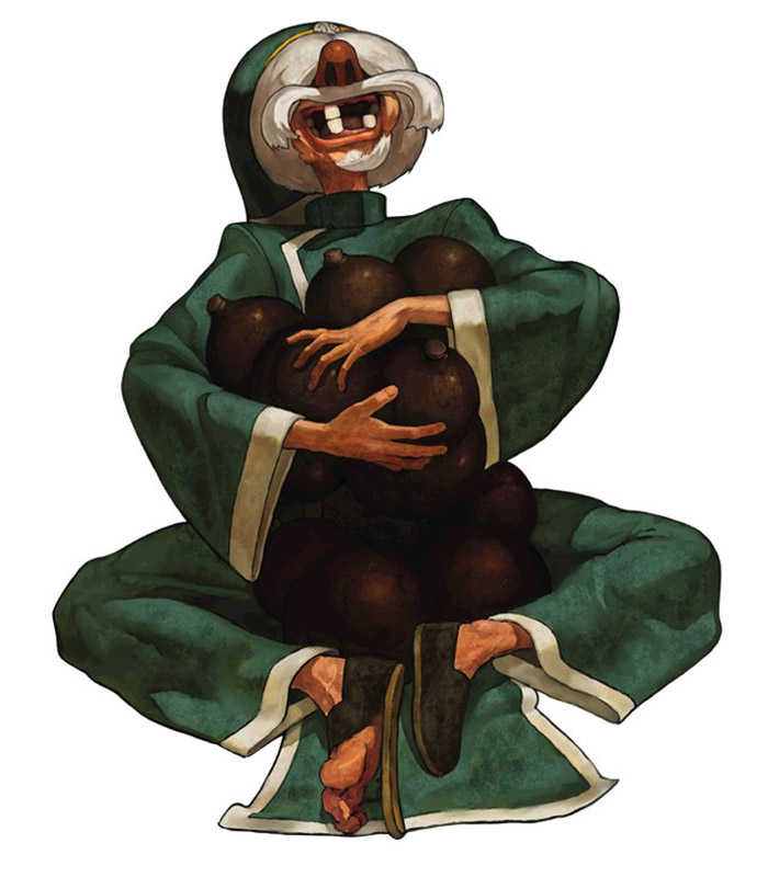 Chin Gentsai Art from King of Fighters 2001