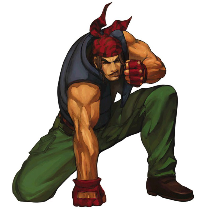 Ralf Jones Art from King of Fighters 2001