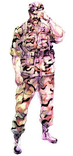 Mark Cortez Art from Metal Gear Solid