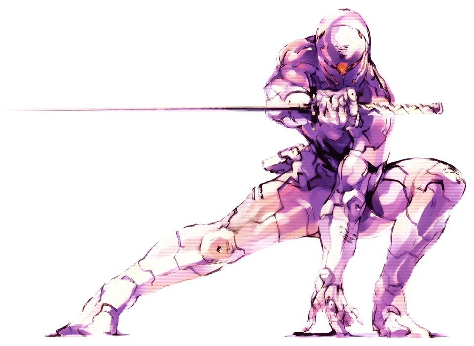 Cyborg Ninja Art from Metal Gear Solid