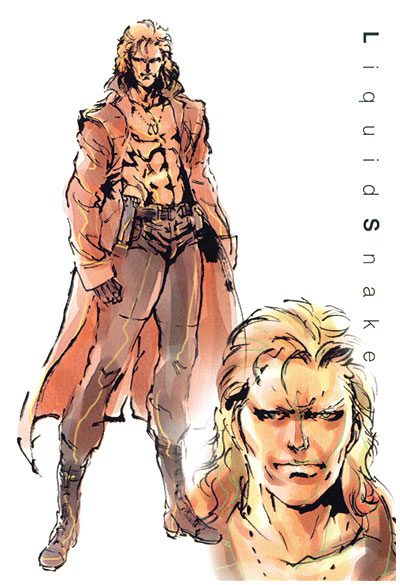 Liquid Snake Art from Metal Gear Solid