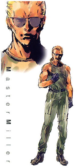 Master Miller Art from Metal Gear Solid