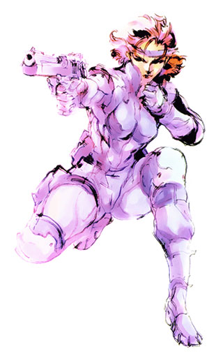 Meryl Silverburgh Artwork from Metal Gear Solid
