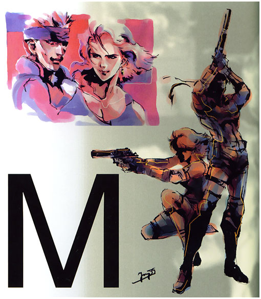 Snake & Meryl Art from Metal Gear Solid