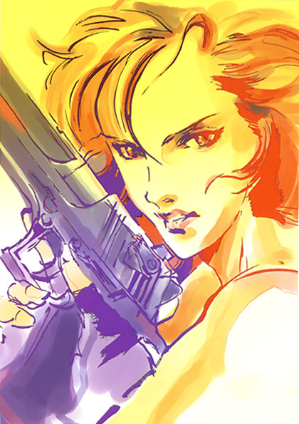 Graffiti Meryl Art from Metal Gear Solid