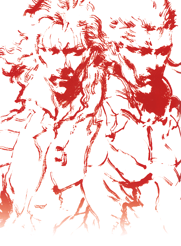 Twin Snakes Art from Metal Gear Solid