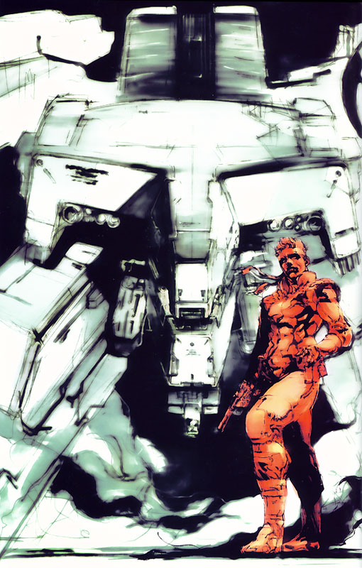 Magazine Illustration from Metal Gear Solid